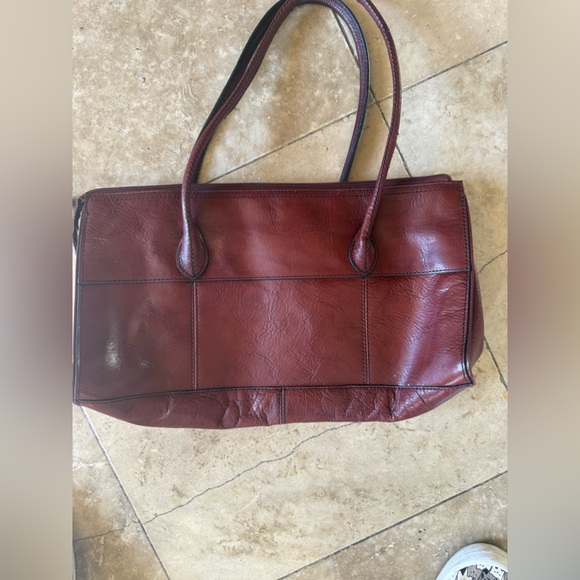 PELLE STUDIO ladies, genuine, leather tote, burgundy color, very good condition - Picture 11 of 16